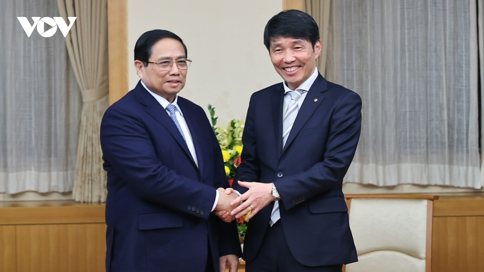 Thủ tướng Phạm Minh Chính gặp Thống đốc tỉnh Gunma Yamamoto Ichita
