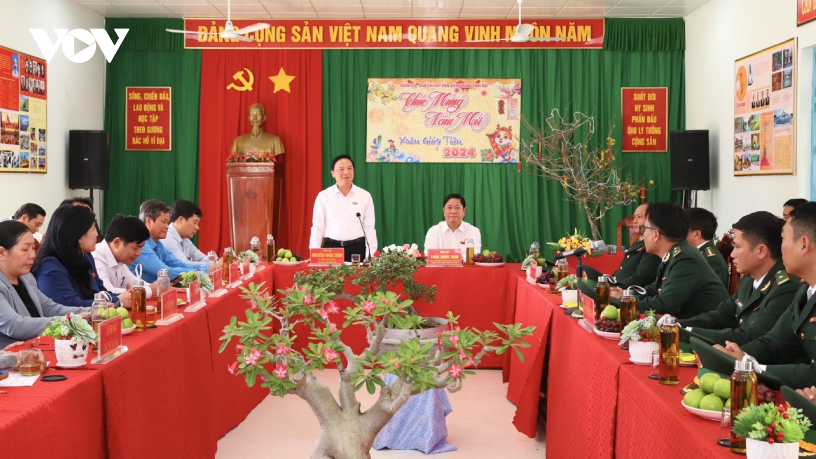 Phó Chủ tịch Quốc hội Nguyễn Khắc Định thăm chúc Tết tại tỉnh Ninh Thuận