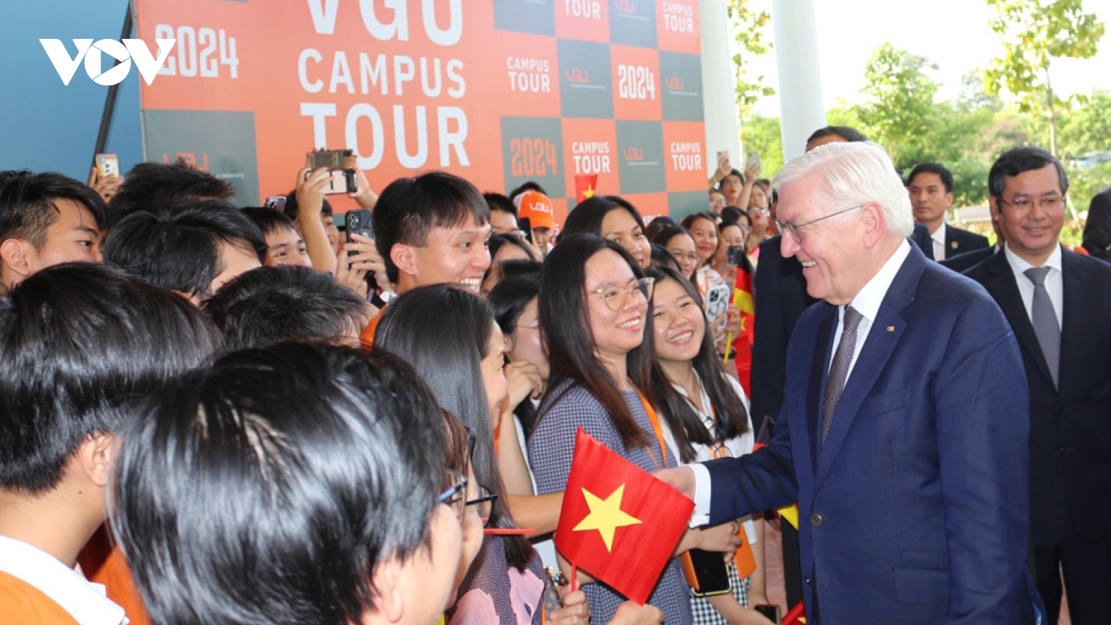 Tổng thống CHLB Đức thăm trường Đại học Việt Đức ở Bình Dương