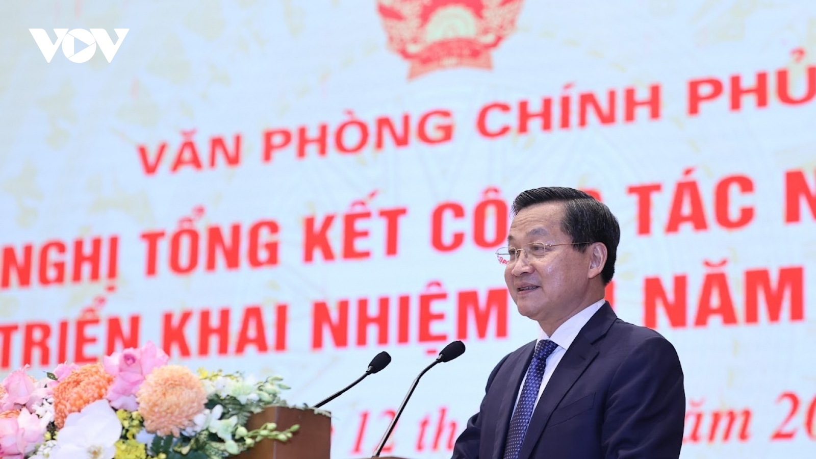 Phó thủ tướng Lê Minh Khái dự hội nghị triển khai nhiệm vụ 2024 của VPCP