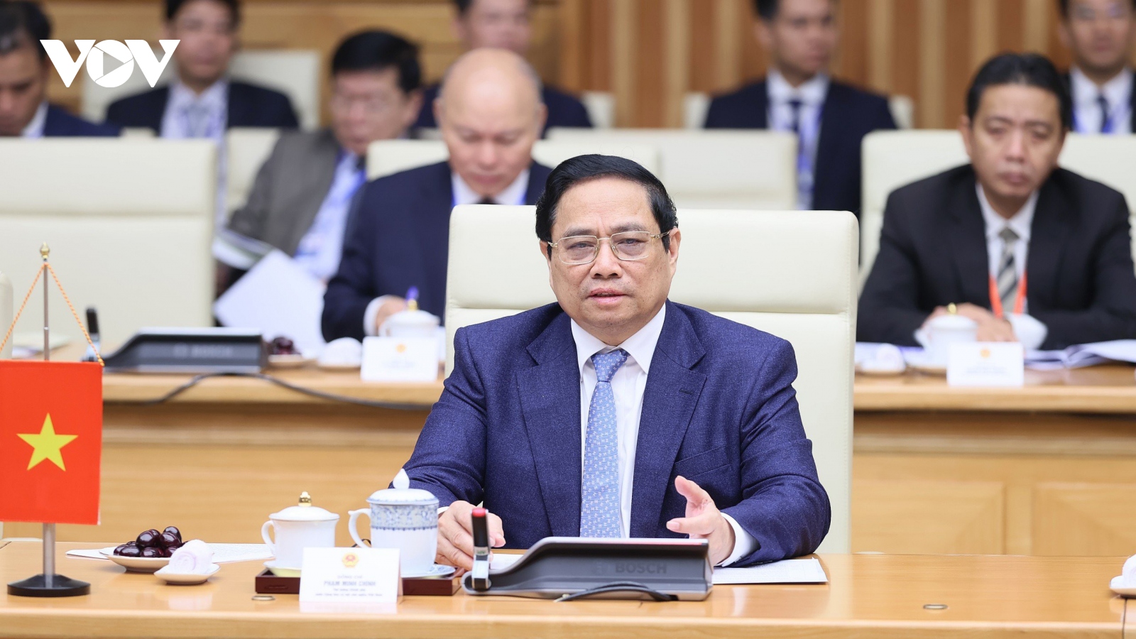 Hai Thủ tướng đồng chủ trì Kỳ họp lần thứ 46 Ủy ban liên Chính phủ Việt Nam-Lào
