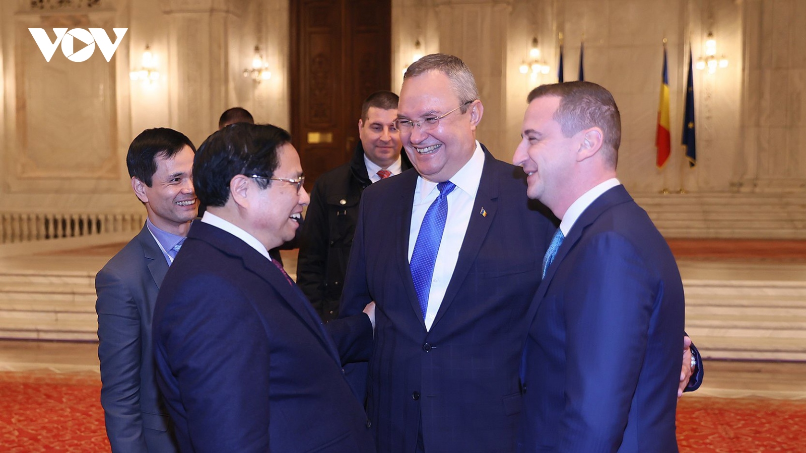 Thủ tướng Phạm Minh Chính hội kiến Chủ tịch Hạ viện Romania Alfred Simonis