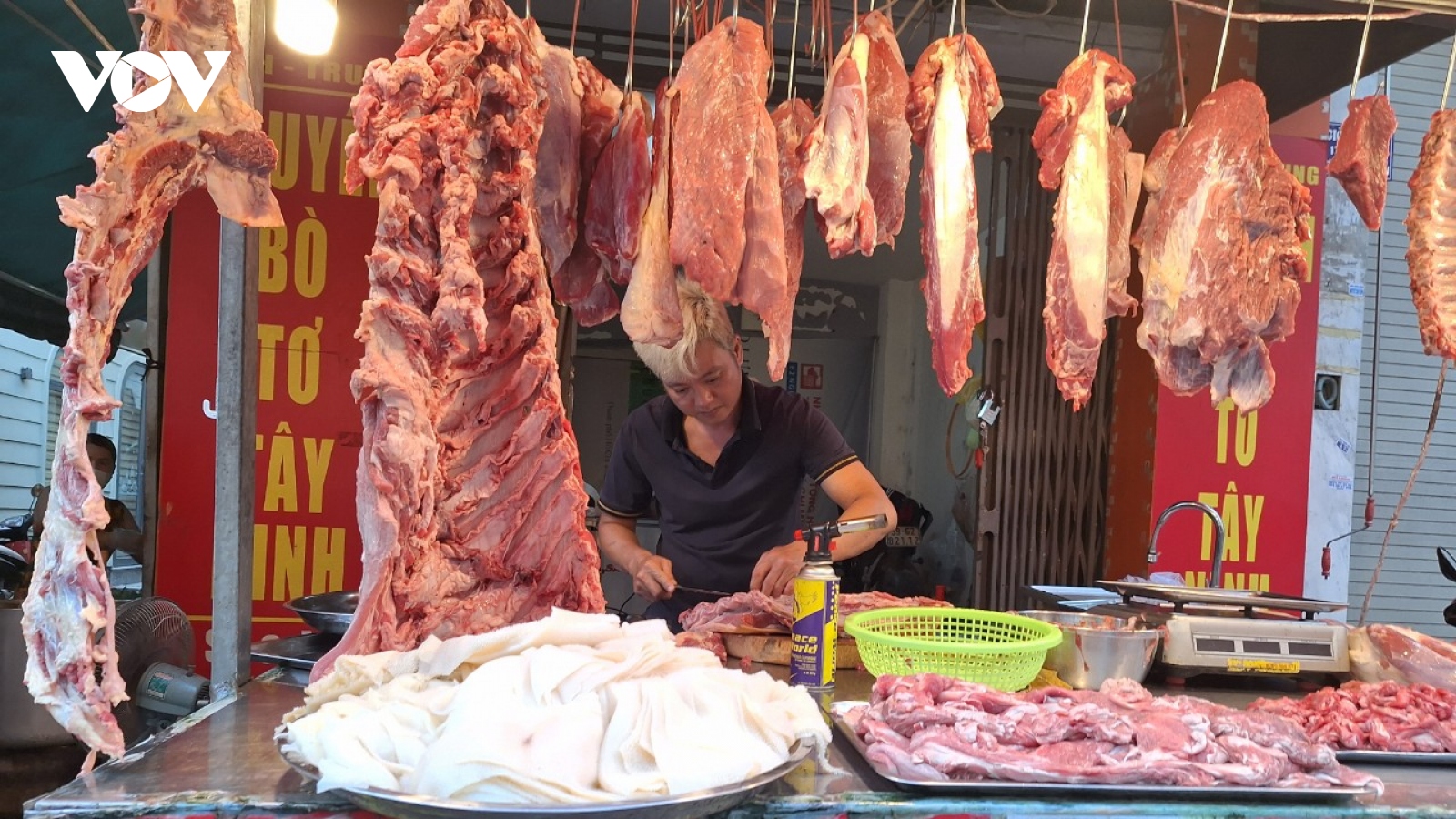 Giá thịt heo ở TP.HCM tăng giá trong ngày cuối năm
