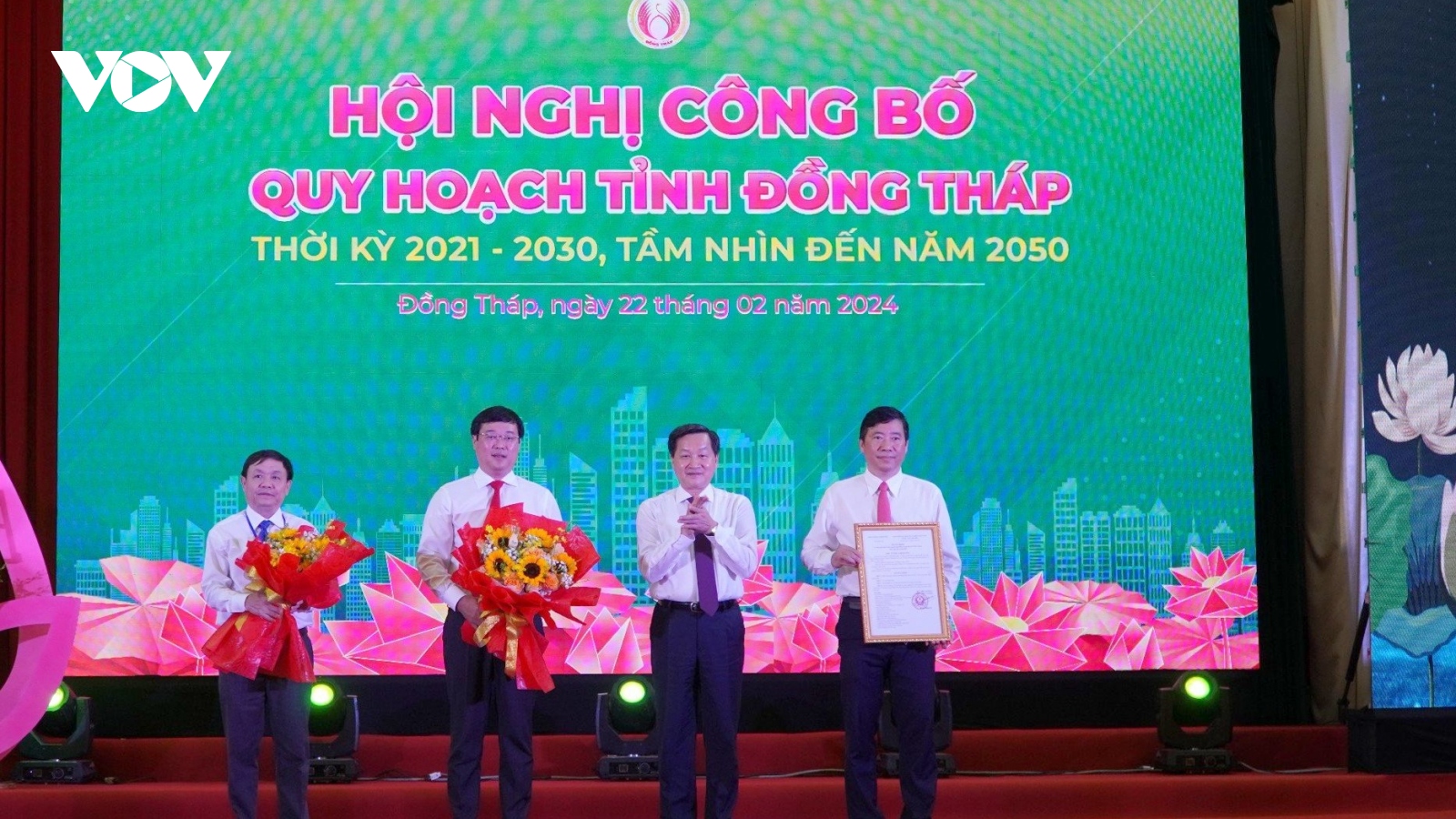 Phó Thủ tướng Lê Minh Khái dự hội nghị công bố Quy hoạch tỉnh Đồng Tháp
