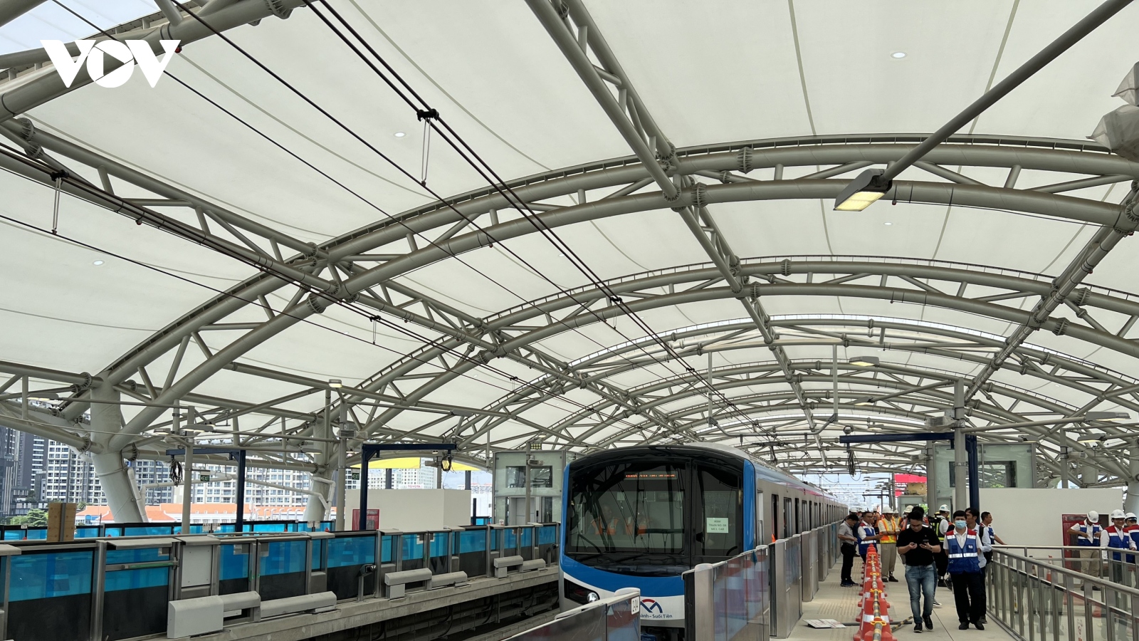 Đề xuất bổ sung 150 mét đường tiếp cận nhà ga Văn Thánh thuộc metro 1