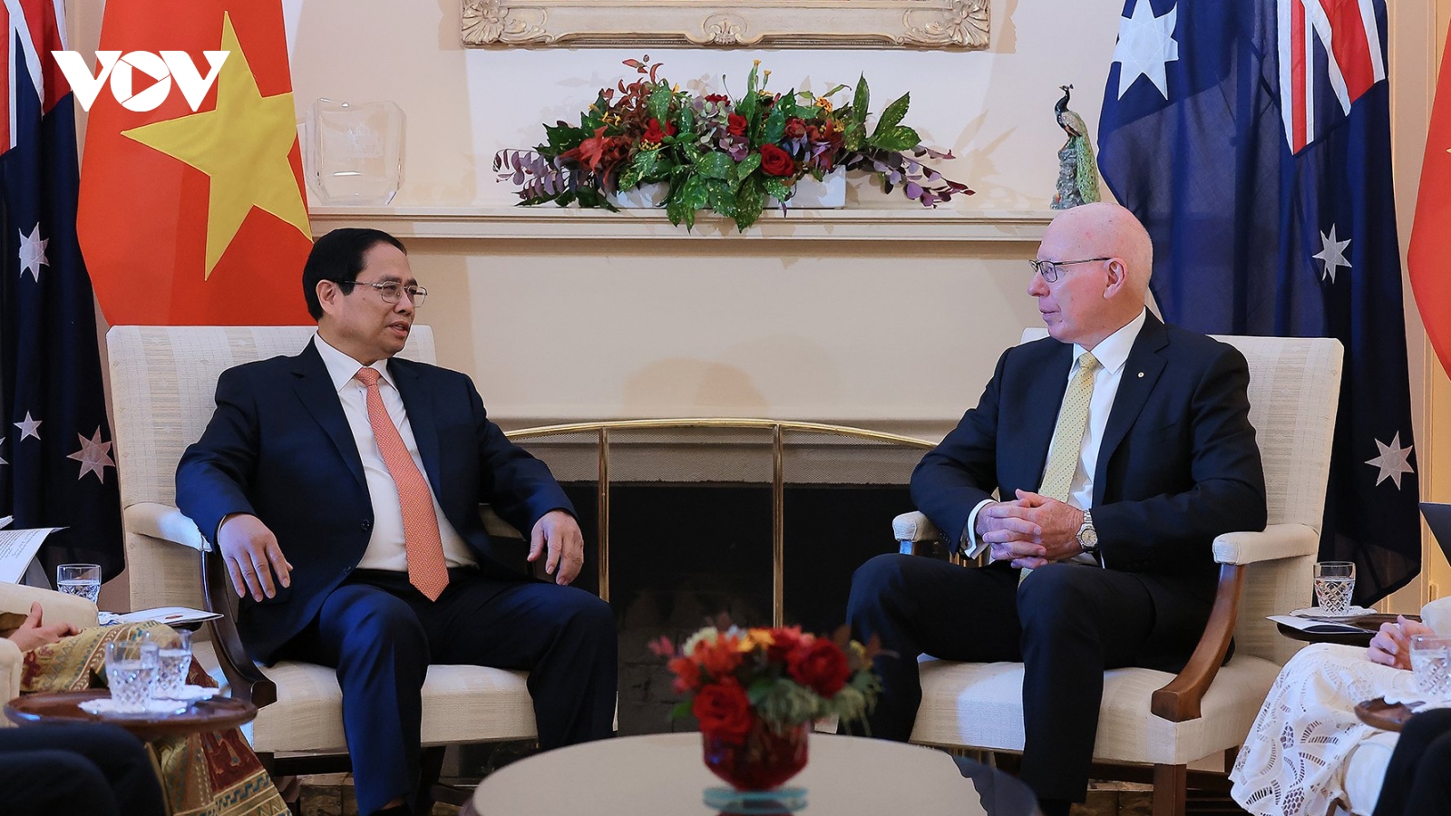 Thủ tướng Phạm Minh Chính và Phu nhân hội kiến Toàn quyền David Hurley và phu nhân