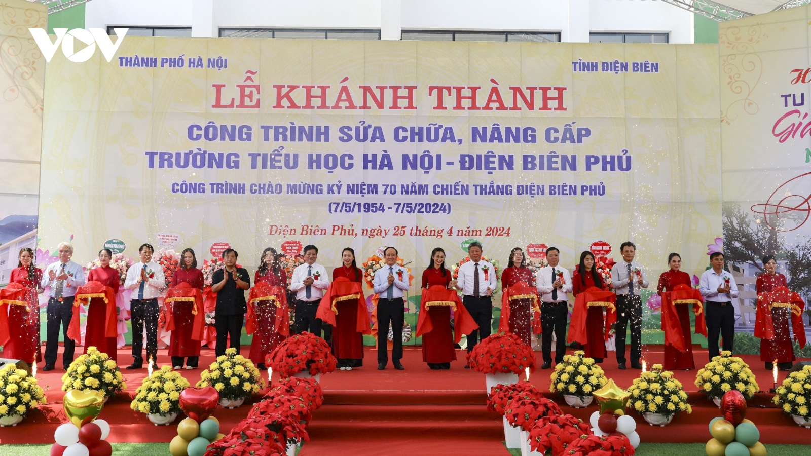 Khánh thành ngôi trường mang đậm tình cảm Hà Nội tại Điện Biên