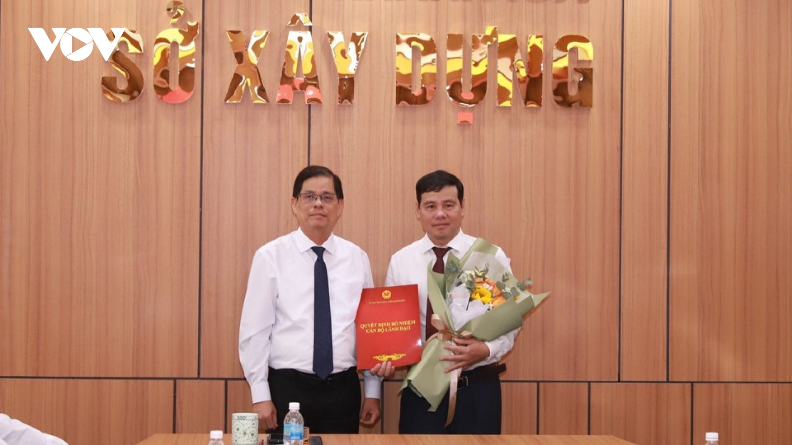 Bổ nhiệm lãnh đạo Sở Xây dựng và Sở Tài chính tỉnh Khánh Hòa