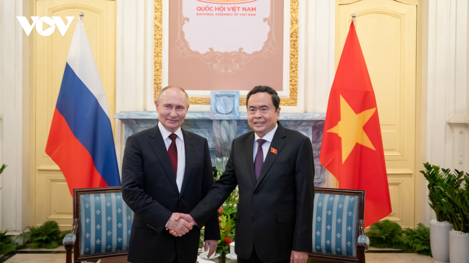 Chủ tịch Quốc hội Trần Thanh Mẫn hội kiến Tổng thống Nga Vladimir Putin