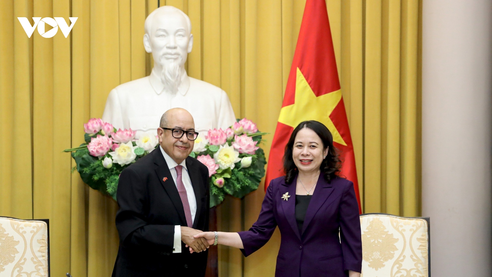Phó Chủ tịch nước Võ Thị Ánh Xuân tiếp Tổng Thư ký Hạ viện Maroc