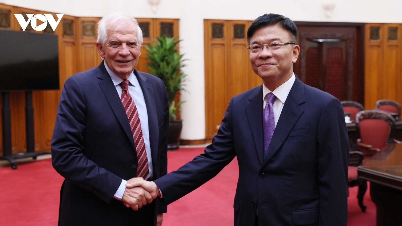 Phó Thủ tướng Lê Thành Long tiếp Phó Chủ tịch Ủy ban châu Âu