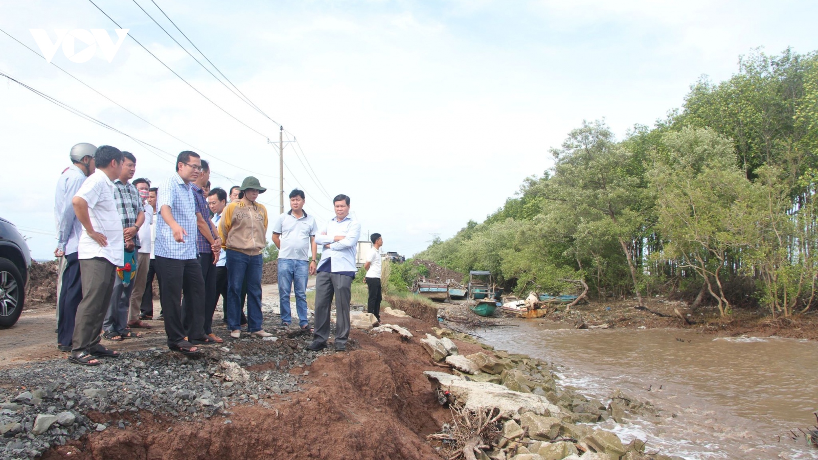 Bạc Liêu: Đê biển Đông bị sạt lở nghiêm trọng