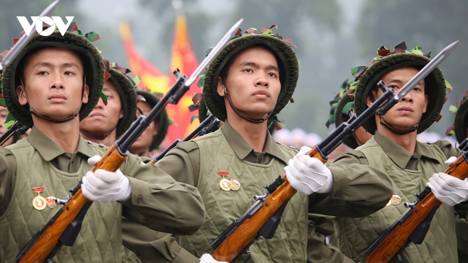 Military forces hold rehearsal for Dien Bien Phu Victory celebration