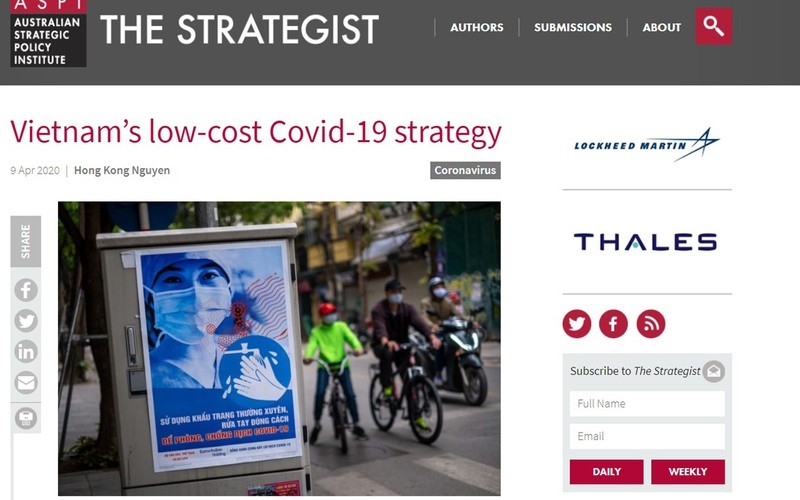Australia đánh giá cao mô hình ứng phó dịch Covid-19 của Việt Nam