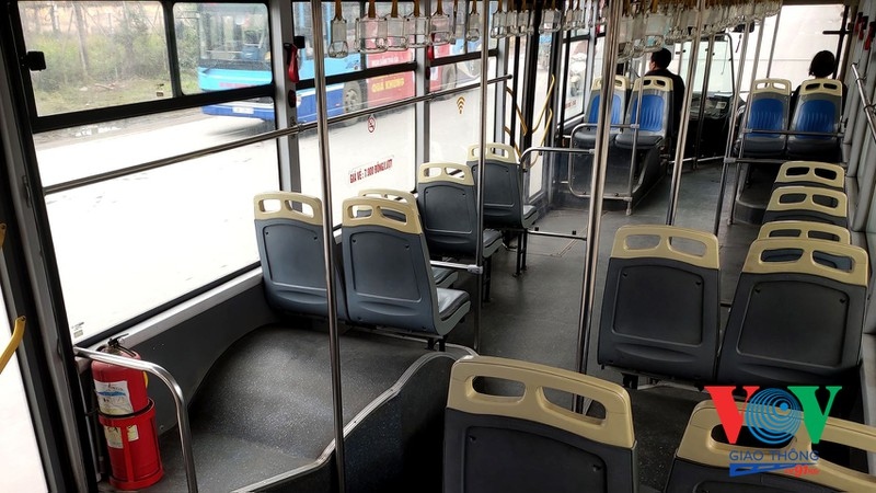 Xe buýt Hà Nội hoạt động thế nào trong những ngày đầu giảm giãn cách?