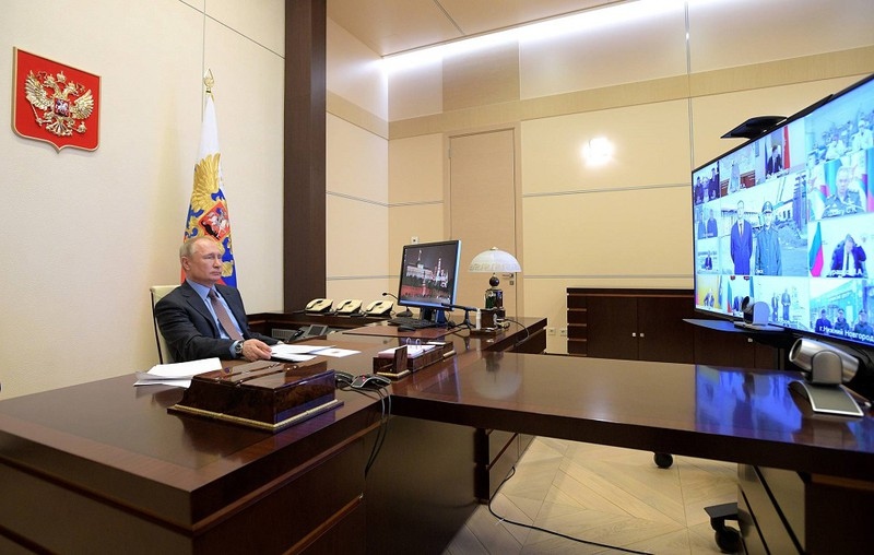 Tổng thống Nga V.Putin: dịch Covid-19 lây lan từ Moscow đến các vùng