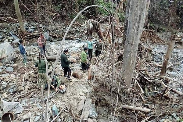 7 người chết và mất tích vì lũ quét tại Lào