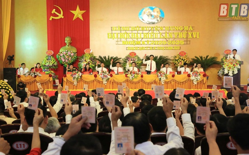 Thái Bình hoàn thành đại hội đảng bộ cơ sở sớm hơn kế hoạch 1 tháng