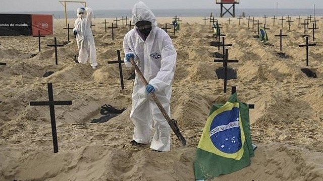 Số ca Covid-19 tại Brazil vượt 1 triệu, gần 50.000 người tử vong