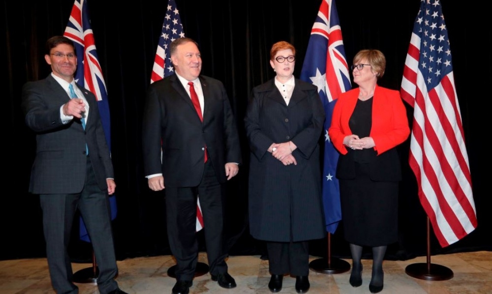 Bộ đôi quyền lực Australia và Mỹ “bắt tay” kiềm chế Trung Quốc
