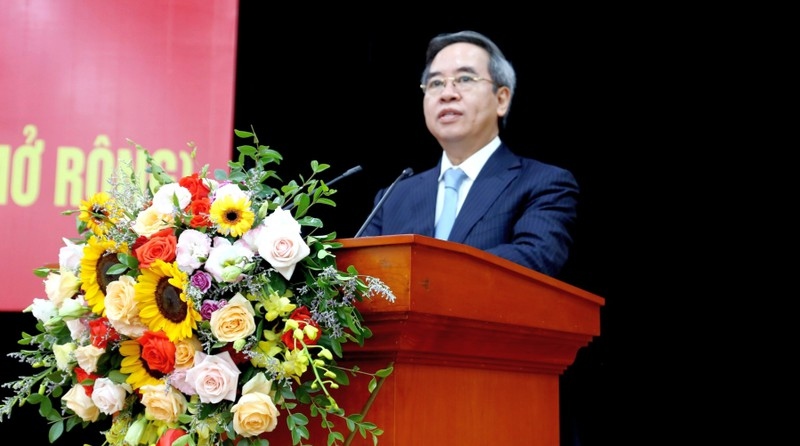 Ông Nguyễn Văn Bình dự Hội nghị sơ kết Đảng ủy Khối Doanh nghiệp TƯ