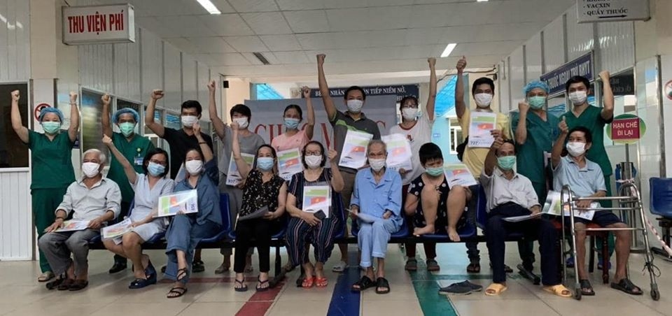 Bệnh viện Hòa Vang điều trị khỏi thêm 16 bệnh nhân Covid-19