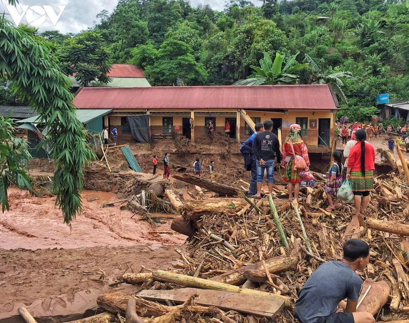 Ảnh: Xã Nậm Nhừ, Điện Biên tan hoang sau trận lũ quét