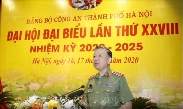 Đại tướng Tô Lâm: Công an Hà Nội cần kéo giảm mọi loại tội phạm