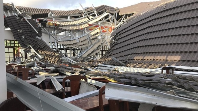 Sập mái nhà ở Thái Bình, 2 người chết tại chỗ, 2 người bị thương