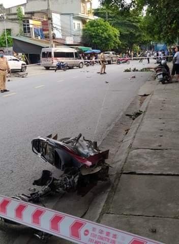 Va chạm giữa ô tô và xe máy khiến 1 người tử vong ở Yên Bái