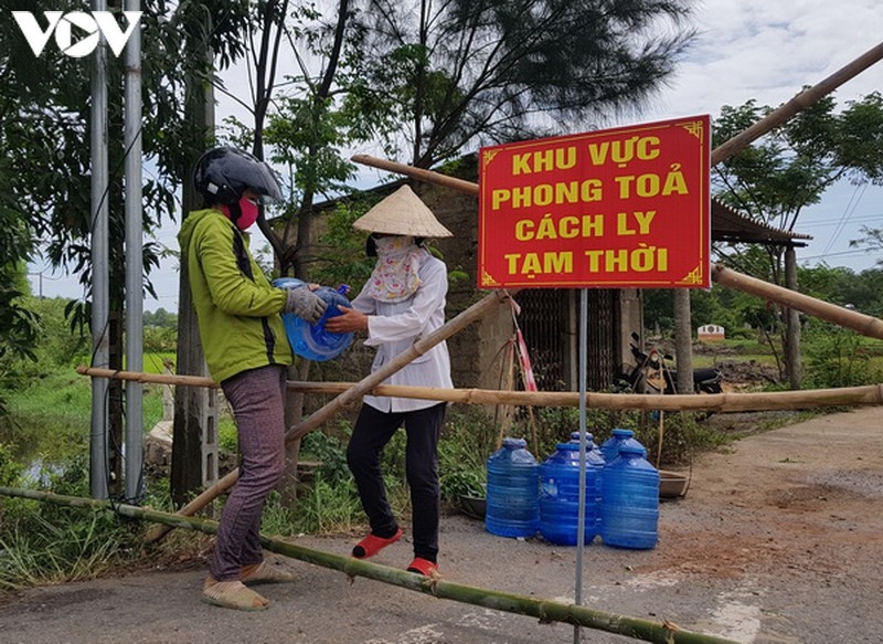 Quảng Trị: Đảm bảo đời sống, sinh hoạt cho người dân khu vực phong tỏa