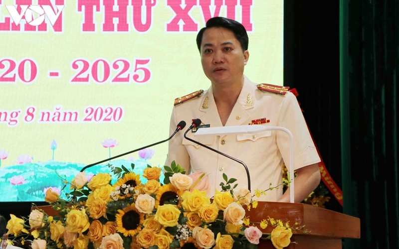 Đại tá Nguyễn Viết Giang giữ chức Bí thư Đảng ủy Công an tỉnh Lai Châu