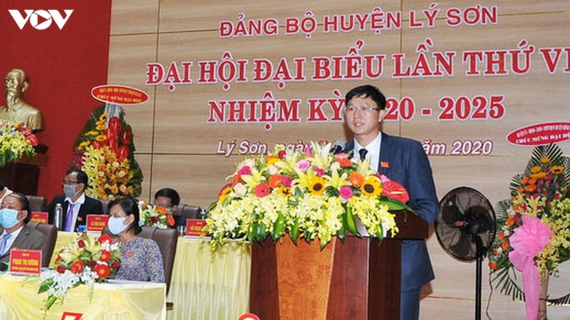 Ông Nguyễn Viết Vy được bầu làm Bí thư Huyện ủy Lý Sơn, Quảng Ngãi