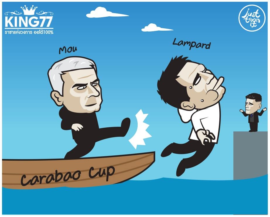 Biếm họa 24h: HLV Mourinho không nể tình thầy trò, tung đòn đá Lampard