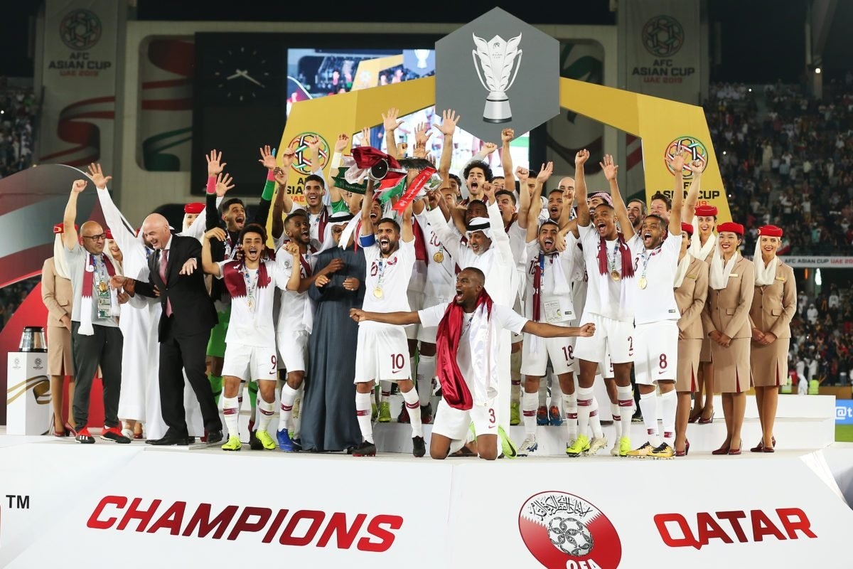 ĐT Qatar sẽ tham dự hai giải đấu lớn cấp ĐTQG trong năm 2021. (Ảnh: Getty).