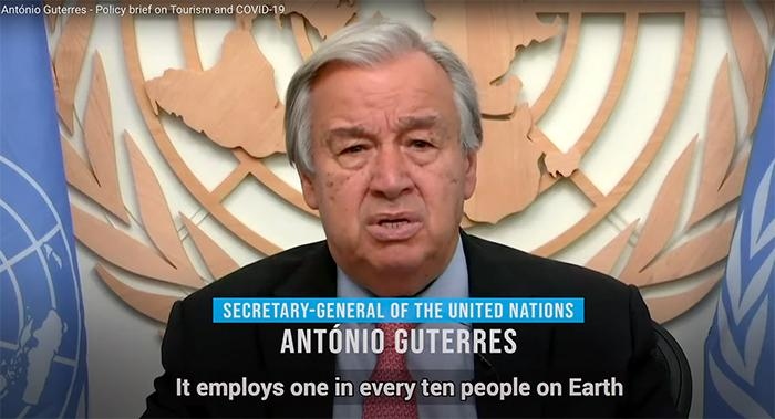 Tổng Thư ký Liên Hợp quốc Antonio Guterres có bài phát biểu về chủ đề 