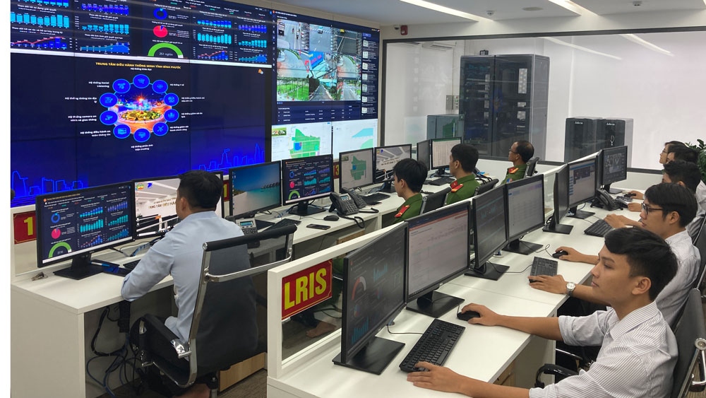 Trung tâm sử dụng AI để giúp giám sát, điều hành tình hình kinh tế - xã hội của tỉnh Bình Phước