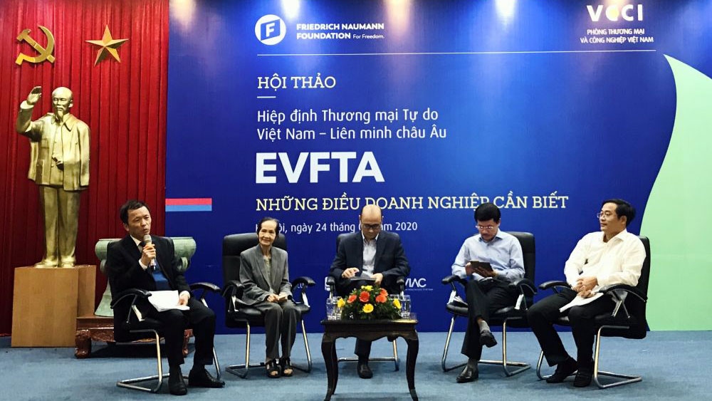 Hội thảo“Hiệp định Thương mại Tự do Việt Nam - Liên minh châu Âu (EVFTA) – Những điều doanh nghiệp cần biết