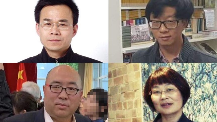 4 trong số 6 công dân Trung Quốc vừa bị Australia hủy thị thực. Nguồn: ABC News.