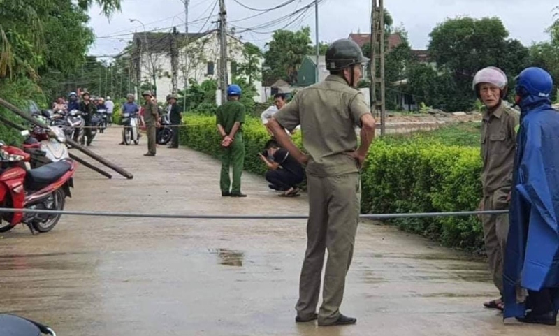 Hiện trường vụ án. Ảnh: H.T