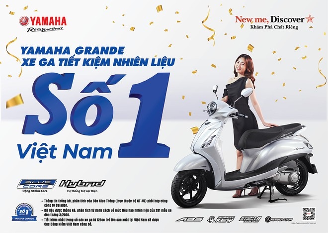 Động cơ Blue Core áp dụng trên các dòng xe tay ga hiện nay của Yamaha có mức tiêu thụ dao động từ 1,6 đến 1,8 lít xăng/100km.