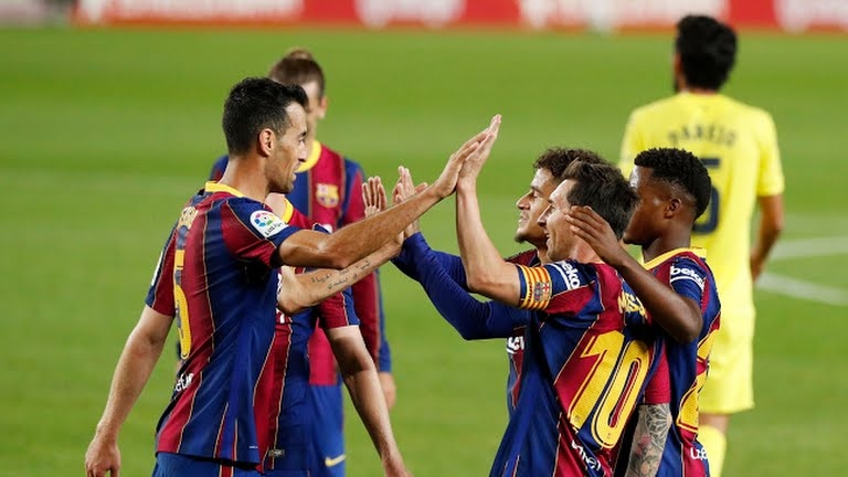 Lionel Messi xé lưới Villarreal, Barca khởi đầu La Liga như mơ