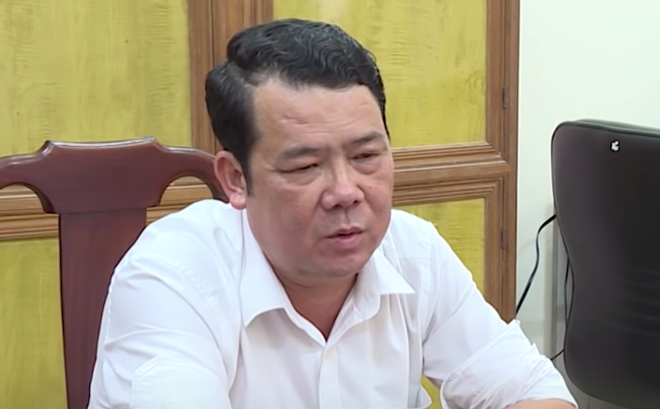 Ông Nguyễn Văn Sướng tại trụ sở công an