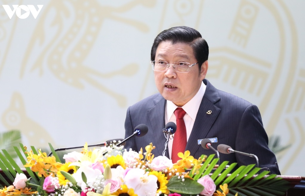 Bí thư Trung ương Đảng, Trưởng ban Nội chính Trung ương Phan Đình Trạc phát biểu chỉ đạo tại Đại hội