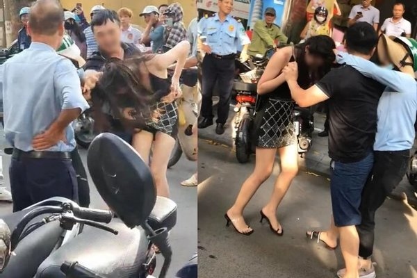 Công an điều tra vụ người phụ nữ đánh ghen gây náo loạn đường phố ở Hà Nội
