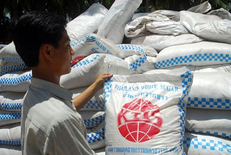 Lượng đường mía nhập khẩu từ Thái Lan vào Việt Nam đạt gần 860.000 tấn trong 8 tháng năm 2020. (Ảnh: Vinanet)