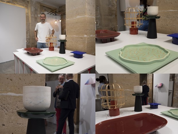 Vietnam's lacquer products have been introduced at Paris Design Week (Photo: VNA)