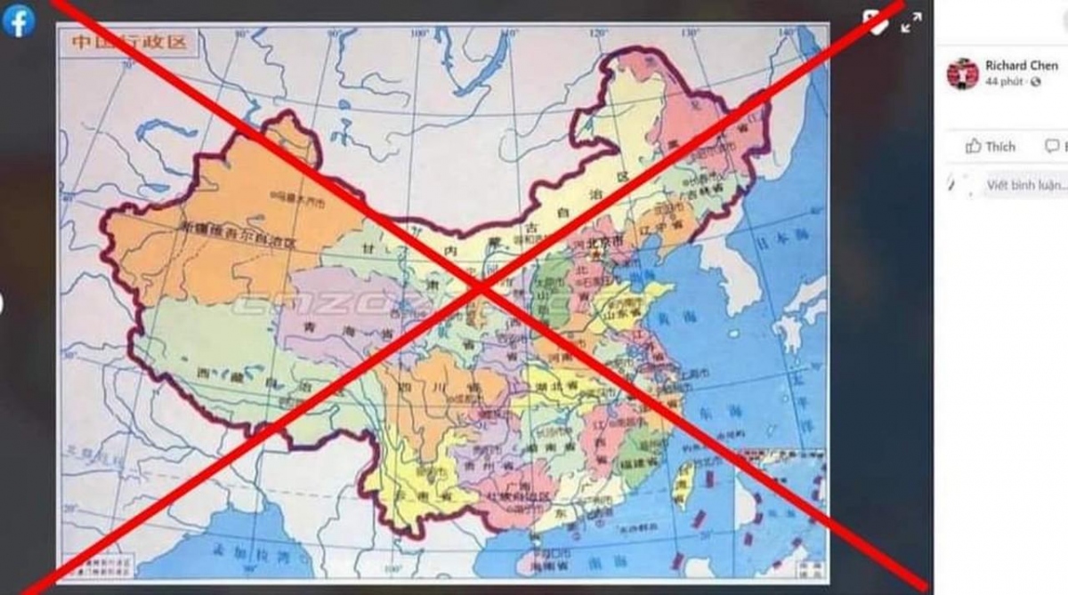 Xử phạt 1 người Trung Quốc đăng tải bản đồ thể hiện sai chủ quyền lãnh thổ Việt Nam