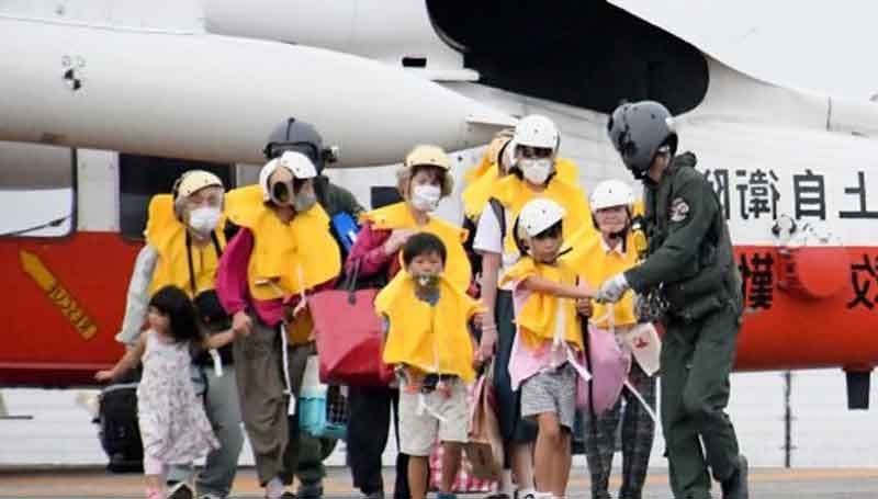 Nhật Bản sơ tán hàng nghìn người do ảnh hưởng của bão Haishen