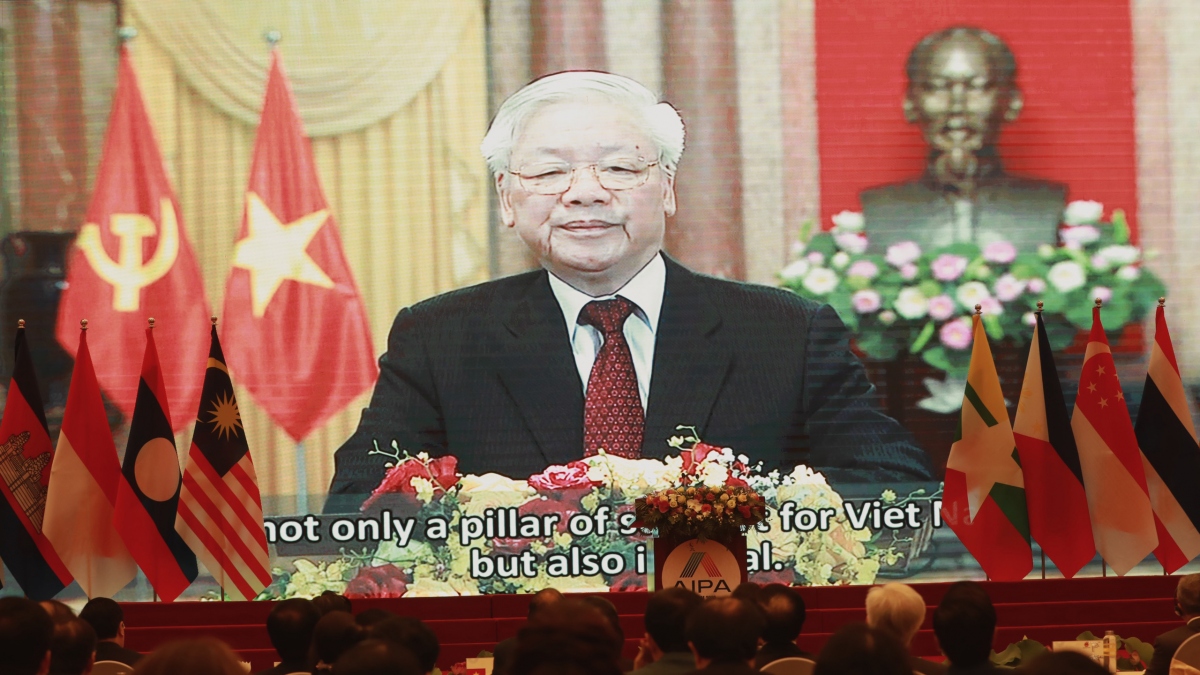 Tổng Bí thư, Chủ tịch nước Nguyễn Phú Trọng phát biểu trực tuyến chúc mừng AIPA 41